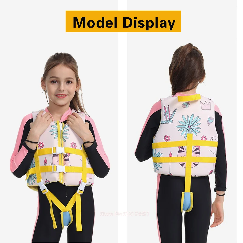 Life Jacket for Child Super Buoyancy Neoprene Life Vest Surf Raft Kayak Fishing Jet Ski Water Sport Swimming Rescue Jackets