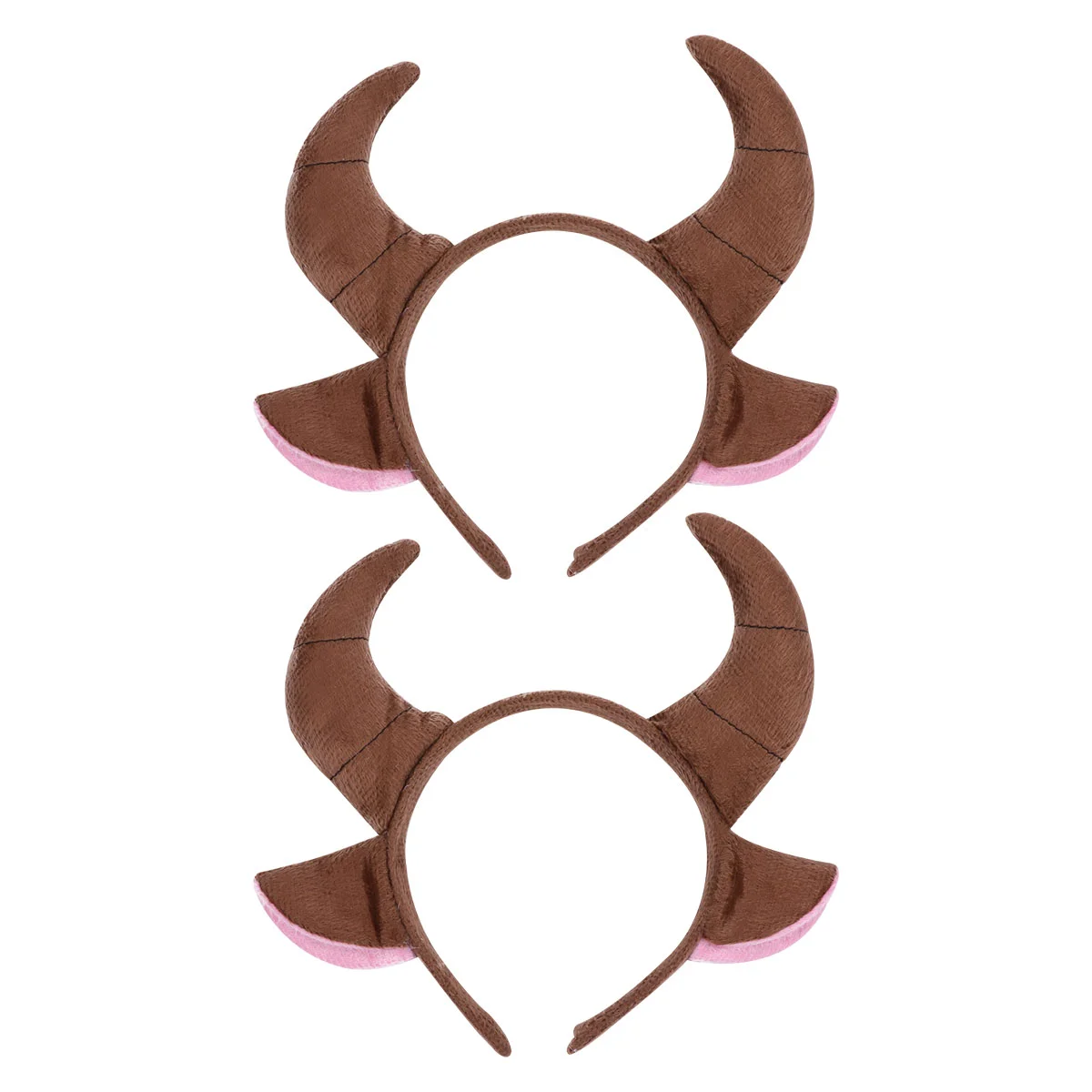 

Uonlytech Bull Horns Headband Cow Ears Headband Halloween Festival Theme Party Cosplay Costume Cartoon Horn Headdress