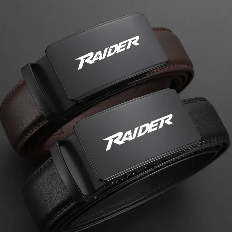 Canvas men's belt fashion black nylon outdoor metal automatic buckle For SUZUKI RAIDER accessories