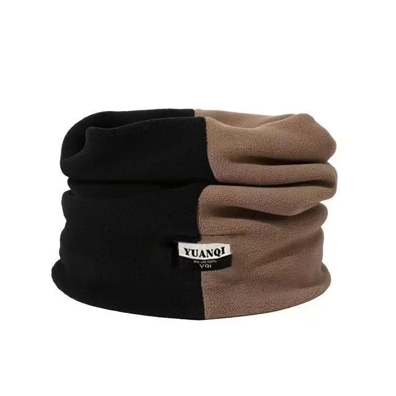 Women Fleece Scarf Face Mask Windproof Thermal Neck Cover