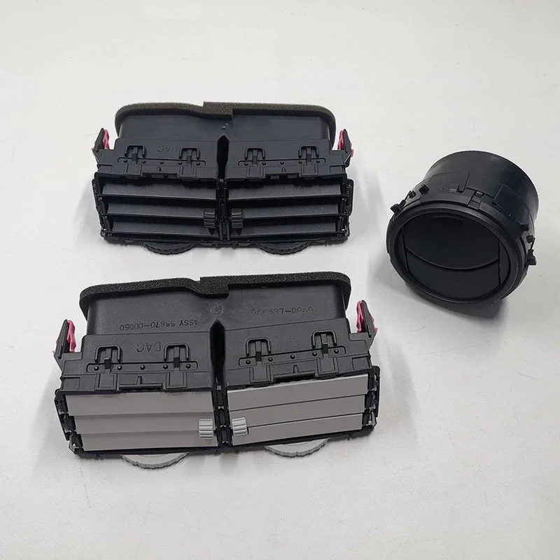 Auto Anteriore Sinistra Destra Centrale Cruscotto Centro Condizionatore Uscita Air Vent A/C per Toyota Yaris 2008 2009 2010 2011 2012 2013 - Image 6