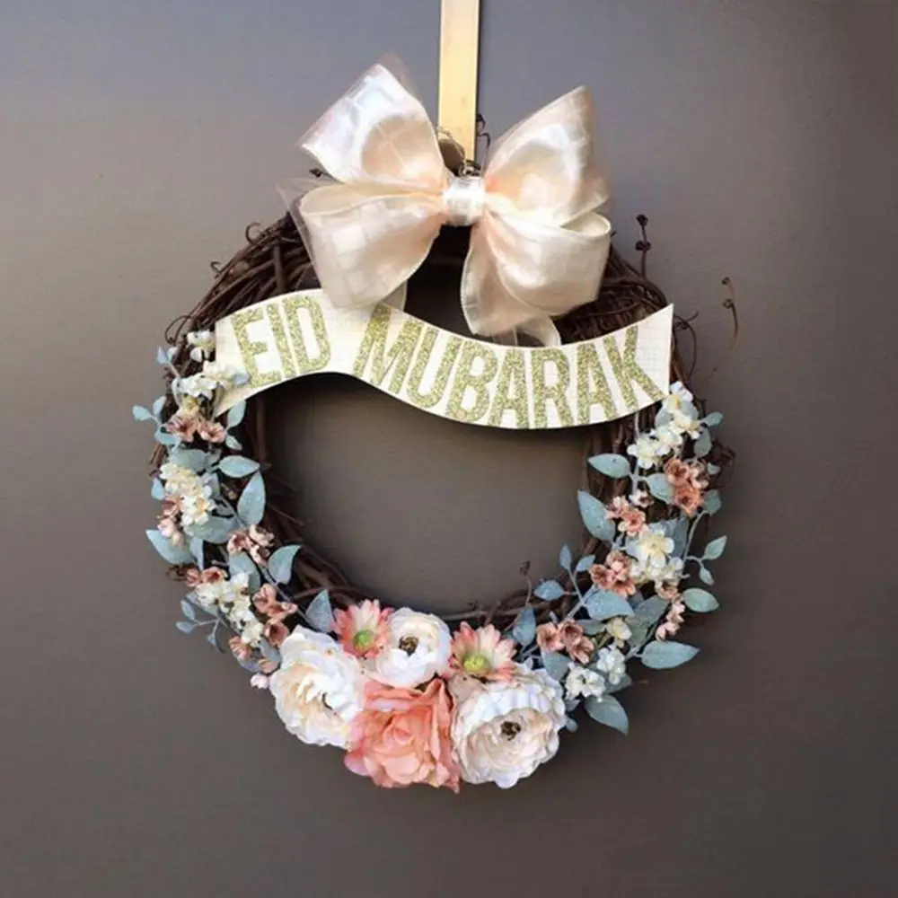 8/10/15/20/25/30cm runde natürliche Rattan Ring Weihnachts girlande hängende Verzierung DIY Blumenkranz Hochzeits dekoration Wohnkultur – Detail 16