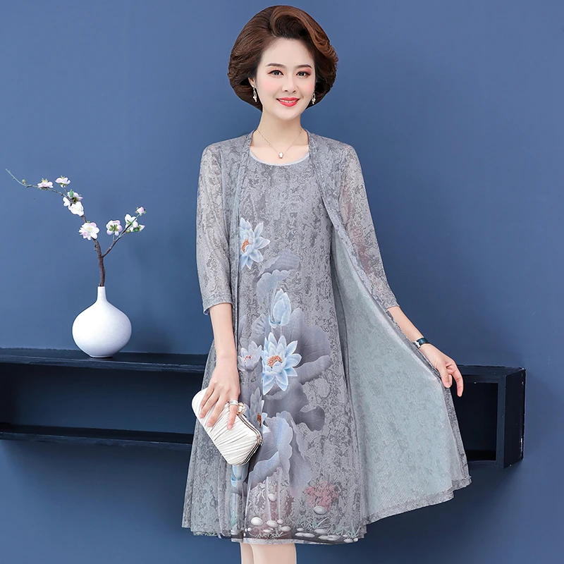Women's Embroidery Two-piece Set Temperament Commute Slim Dresses main image 1