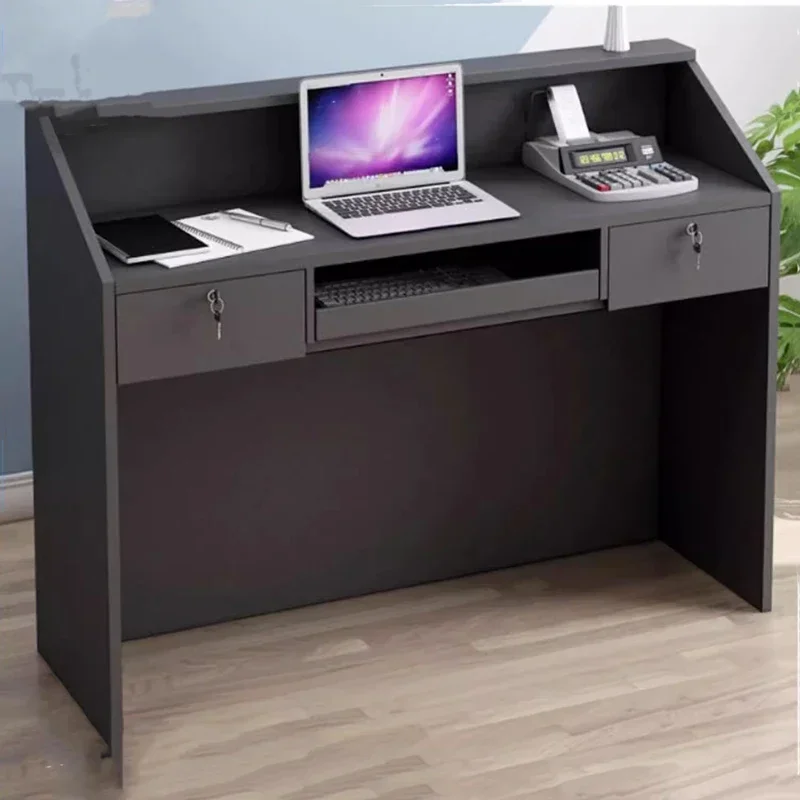 Hairdressing Reception Furniture Customer Center Clothing Store Display Table Beauty Salon Recepcion Beauty Salon Exhibitor Bar