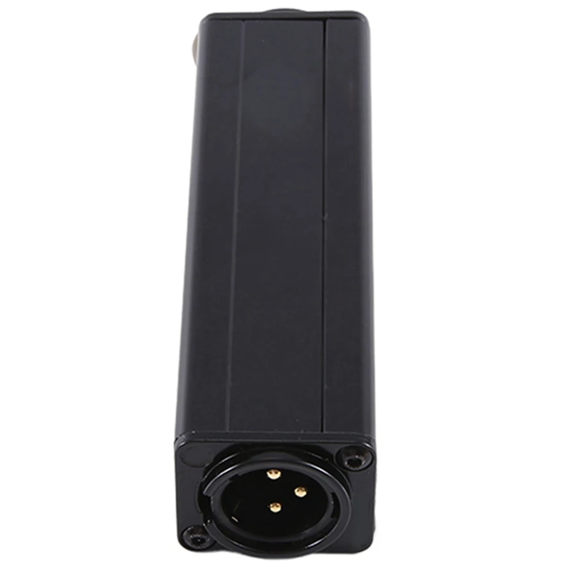 PX-D2 전문 XLR 오디오 전류 사운드 아이솔레이터, 커먼 그라운드 간섭 제거용 블랙, 1 개