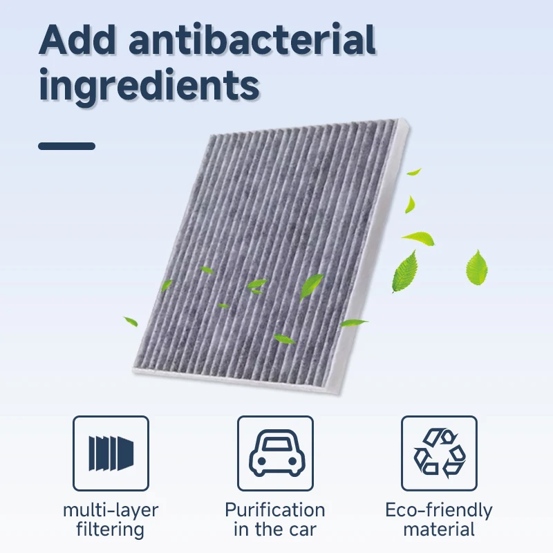 Activated Carbon Air Conditioner Filters Car For SEAT Alhambra Mk2 7N Volkswagen Sharan 2010~ Filters Accessories 1K1819653A