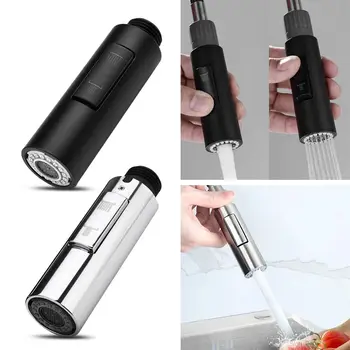 Universal G1/2 Pull Out Shower Nozzle Sprayer Bathroom Sink Spare Replacement Outlet Tap Kitchen Water Saving Faucet Spray Head 1