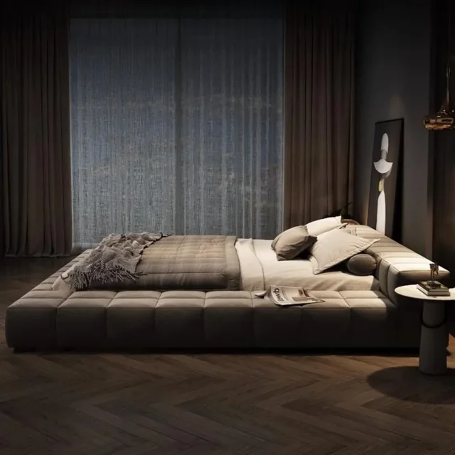 Chambre Unique lit esthétique moderne Double enfants lit luxe dormir 180x200 Camas De Matrimonio dortoir meubles De maison 1