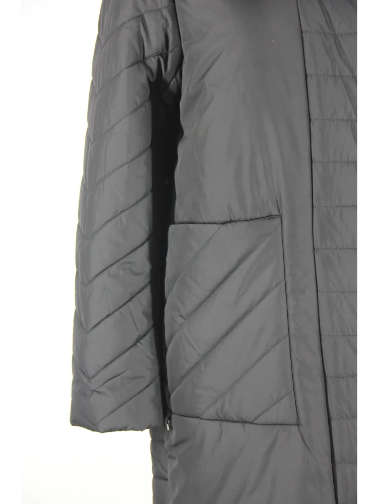 VERALBA Women's Long Down Jacket Tethered Hat Plus Size 2XL Fashionable Warm Slimming 2022 Newest Model Coat Parkas Goose Winter