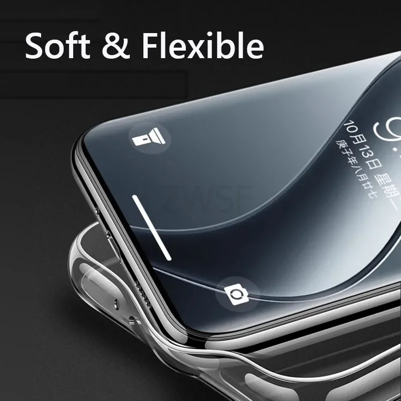 Clear Transparent Slim Soft TPU Phone Case