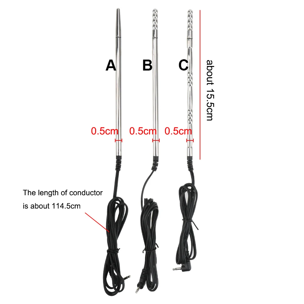 Electric Shock Urethral Sounding Urethra Dilator Penis Plug Sex Toys For Men Cock Exerciser Medical Catheter Male Masturbator