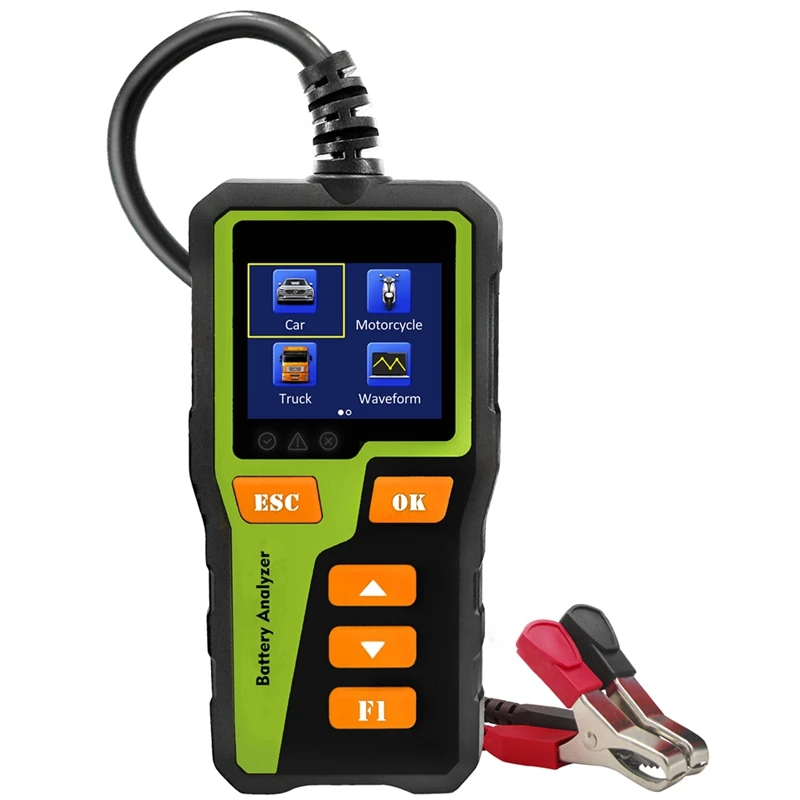 

1 PCS BT-30 Battery Tester Load Tester Car Battery Tester Black & Green Digital Car Battery Analyzer For Most Batteries