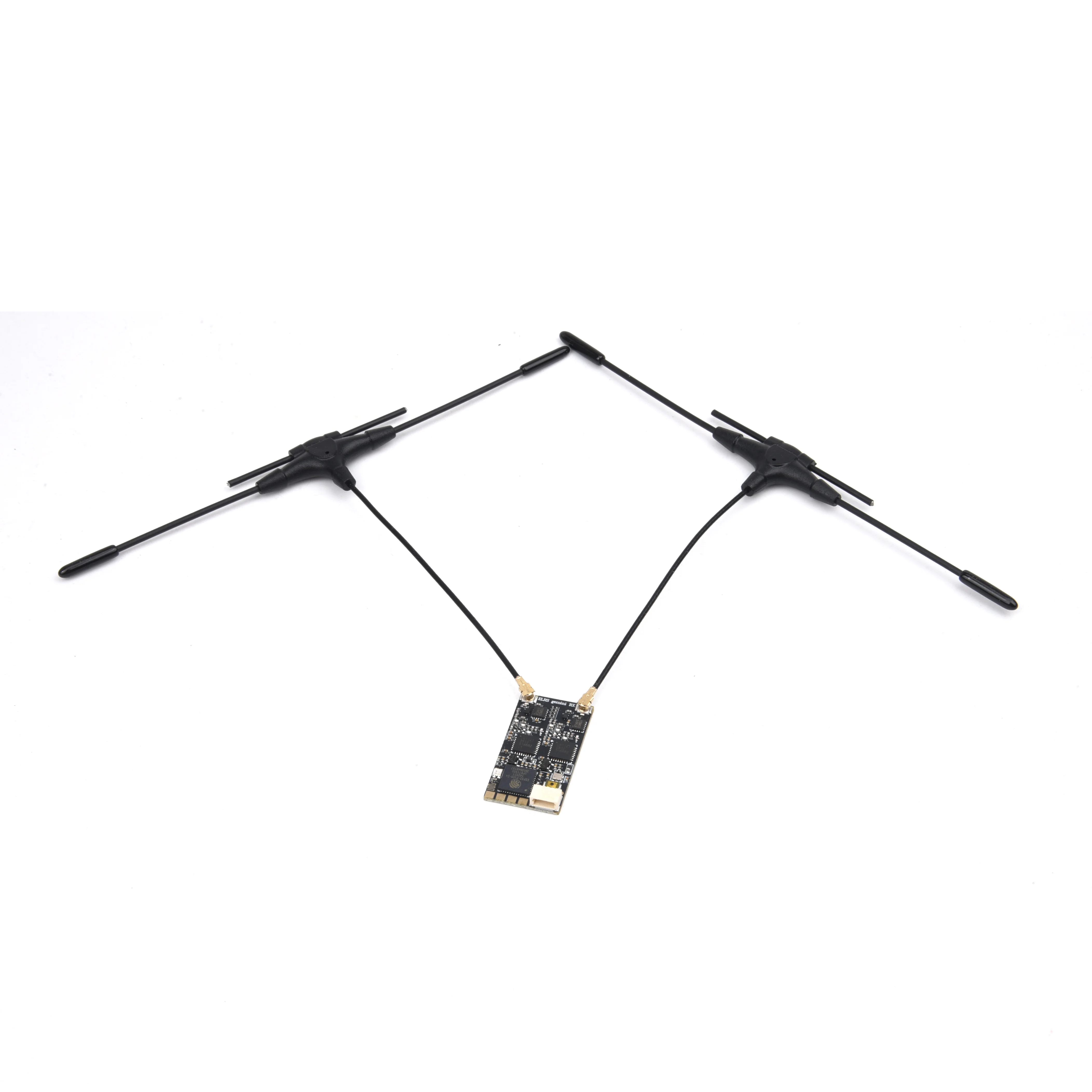 Récepteur ELRS 2.4G+915MHz pour drone FPV avec câble CRSF et logo ELRS visible