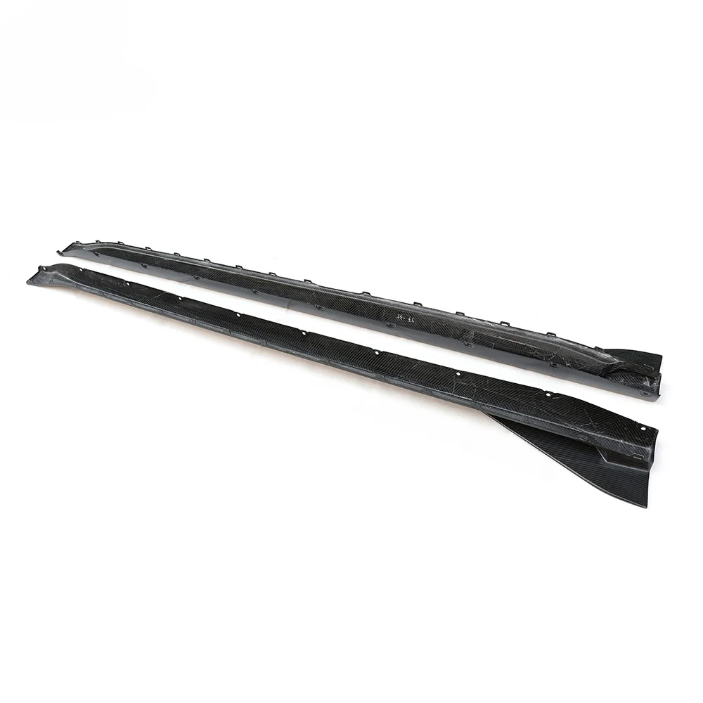 카본 파이버 스커트 M3 G80 스커트 로커 패널 실 카 범퍼 (M3 G80 MP 스타일 바디 키트용)