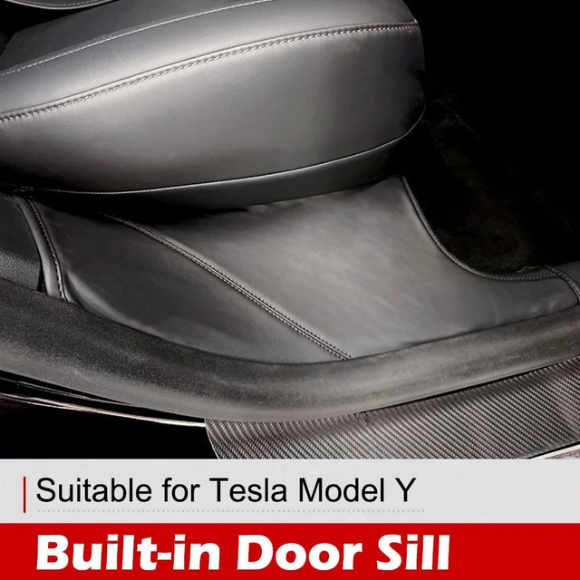 Auto Unter Sitz Lagerung Box Für Tesla Modell Y Leder Auto Zubehör Vorne  Hinten Sitze Organizer Folding - AliExpress