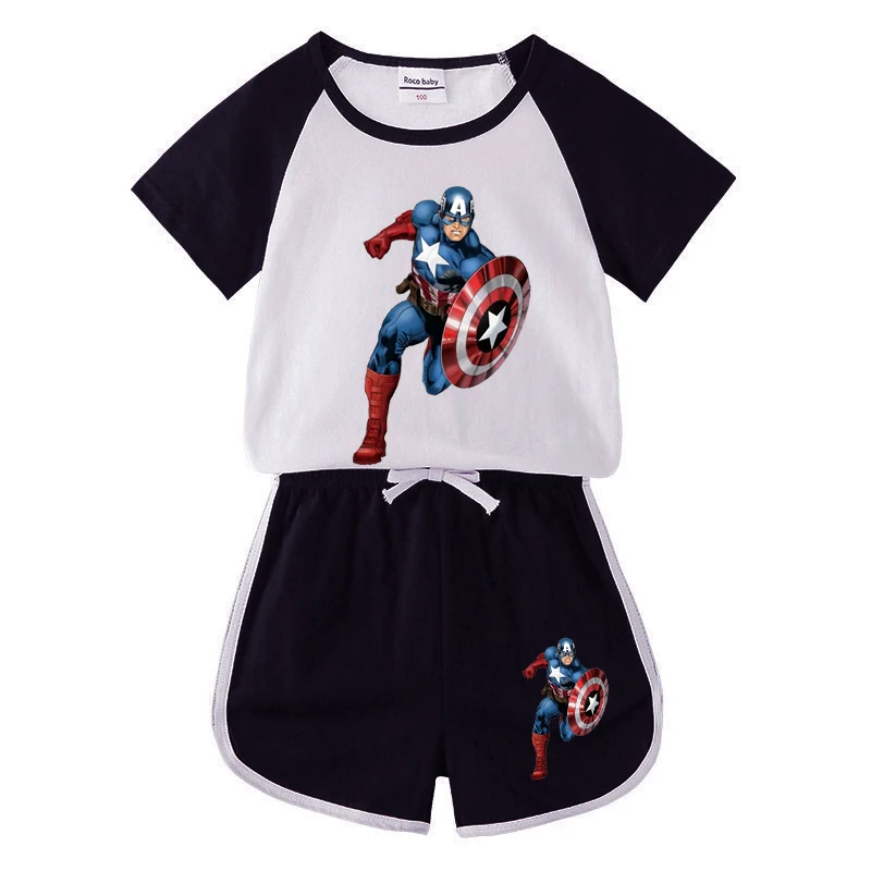 boy kid suit 2022 Casual Kids Disney Mickey Mouse Clothes Sets Brand Cotton Baby Sets Leisure Sports Boy Tee+ Shorts Sets Toddler Suit baby suit boy Clothing Sets