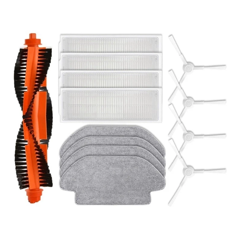 

Main Side Brush Hepa Filter Mop Cloth Rag Replacement Parts Accessories Fit For Xiaomi Robot Vacuum S10