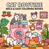 Adult Coloring Book Unique Cat-Themed Picture Book for Relaxation Upgraded Paper for Comfortable Coloring Perfect Gift Friend 1