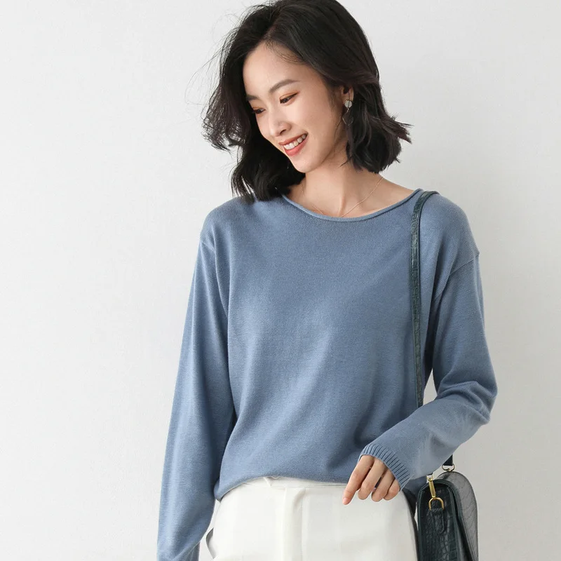 MRMT 2022 Brand New Women's Sweater Loose Women Pullover Wild Bottoming Woman Pullovers For Female Tops Tees | Женская одежда