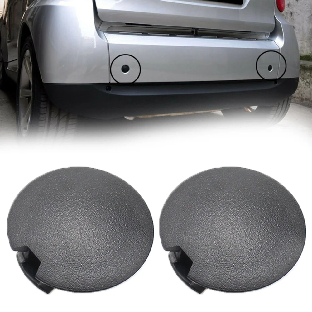 

2pcs Towing Eye Cover Rear Bumper Tow Hook Cap Cover For FORD For Smart Fortwo 2008-2016 4518850122C22A A4518850122