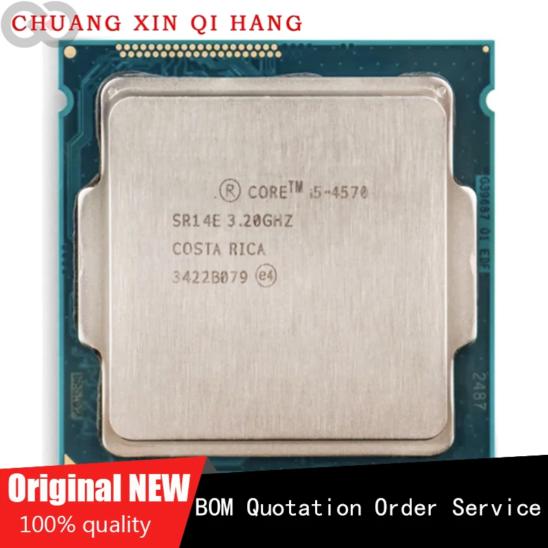 Utilizzato Per I5 4570 I5-4570 I5 4570 3.2 Ghz Processore Cpu Quad-Core Usato 6M 84W Lga 1150