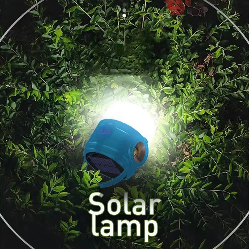 

Solar Lamp User-friendly Waterproof Plastic Portable Camping Super Bright LED Emergency Light Outdoor Tools Camping Hiking