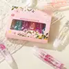 Flower Roll-on Lip Balm crystal clear Lipgloss Moisturizing Transparent Lip Oil Long Lasting Hydrating Lipgloss Lip Care Makeup 6