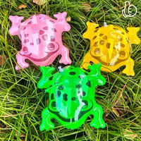 S/M/L Inflatable Glowing Animal Blow Up Toys Funny Cute Luminous Inflatable Green Balloon Frog Children Kids Gifts 1