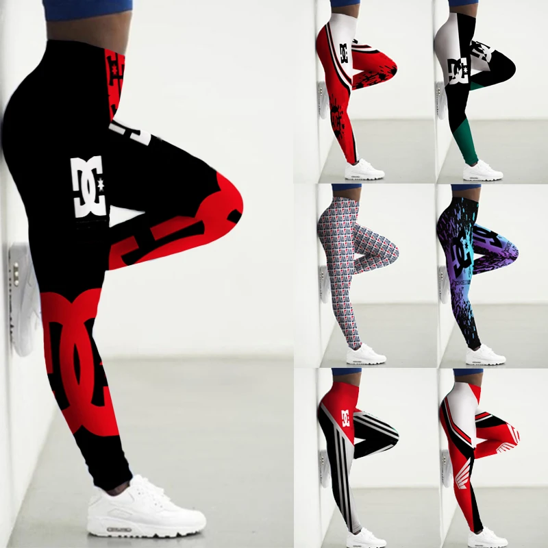 Sport Leggings Women High Waist 3D Digital Fire Flame Printed Yoga Pants Workout Legins Gym Clothing for Female Leggins Femme crossover leggings