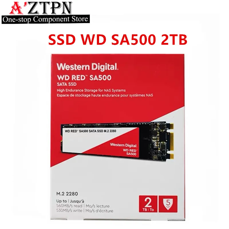Nuovo Unità A Stato Solido Muslimssd Per Wd Sa500 2T M.2 Red Disk Nas