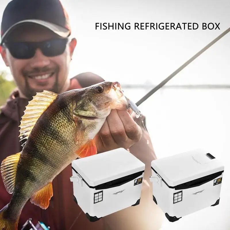 

Fish Cooler Bag Lightweight Bait Cooler Large Capacity Multifunctional Bait Bucket Fishing Box Fish Cooler Portable For Drinks