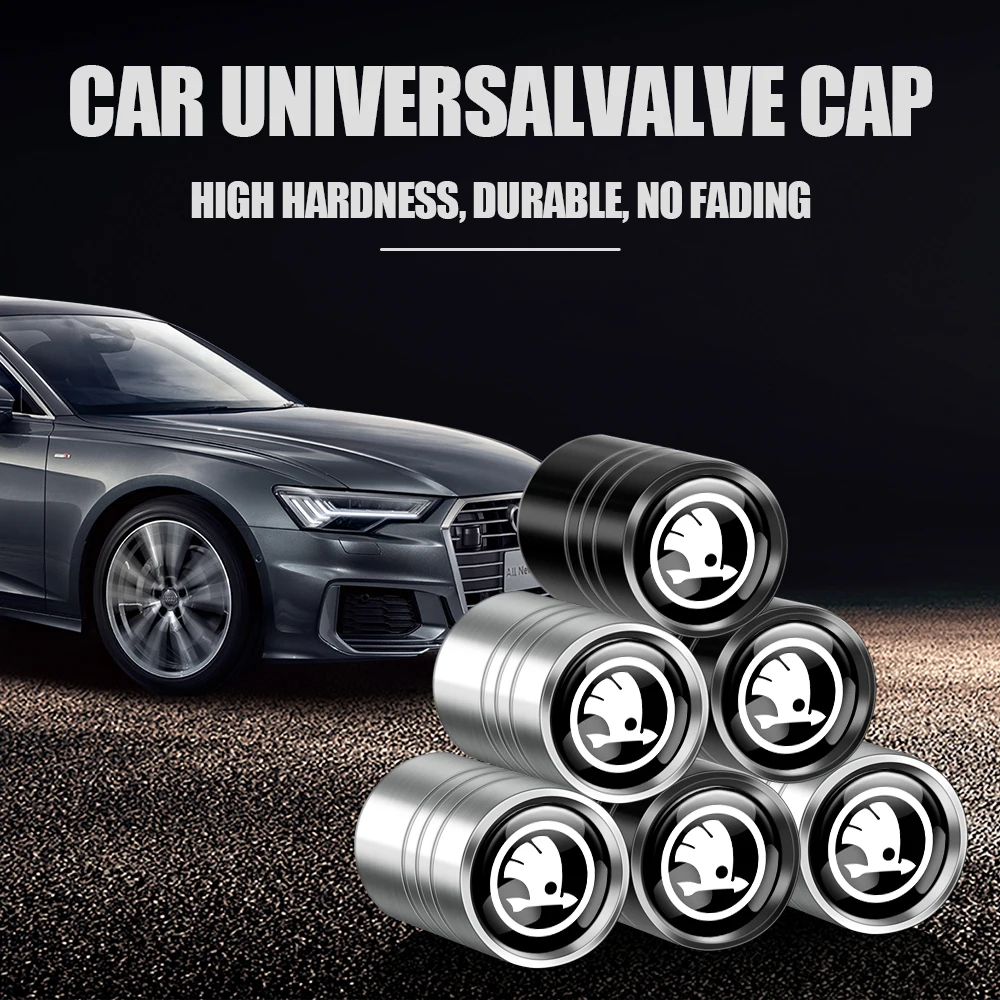 Universal Car Wheel Tire Valve Stem Covers - Sleek and Durable Design