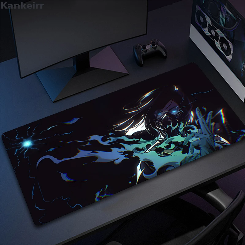 Valorant-grande Anime dos Desenhos Animados Mouse Pad Bonito Gaming Mousepad Gamer Desk Protector Acessórios para pc Teclado Mat - Imagem 4