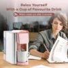 Coffee Maker 3-in-1 Single Serve Coffee Machine,Ground Coffee, 6 to 10 Ounce Cup, Removable 50 Oz Water Reservoir, 120V 1150W 4