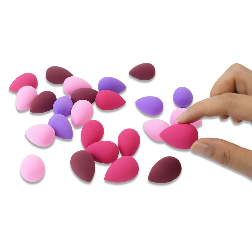 40Pcs/bag Mini Makeup Sponge Beauty Eggs in Bulk Wholesale Beauty Tool Organizer Set  Make Up Sponge Beauty Tools  cosmetic 4