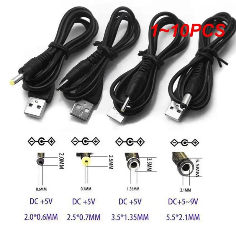

1~10PCS Port to 2.0 2.5 3.5 5V DC Barrel Jack Power Cable Connector 4.0 5.5