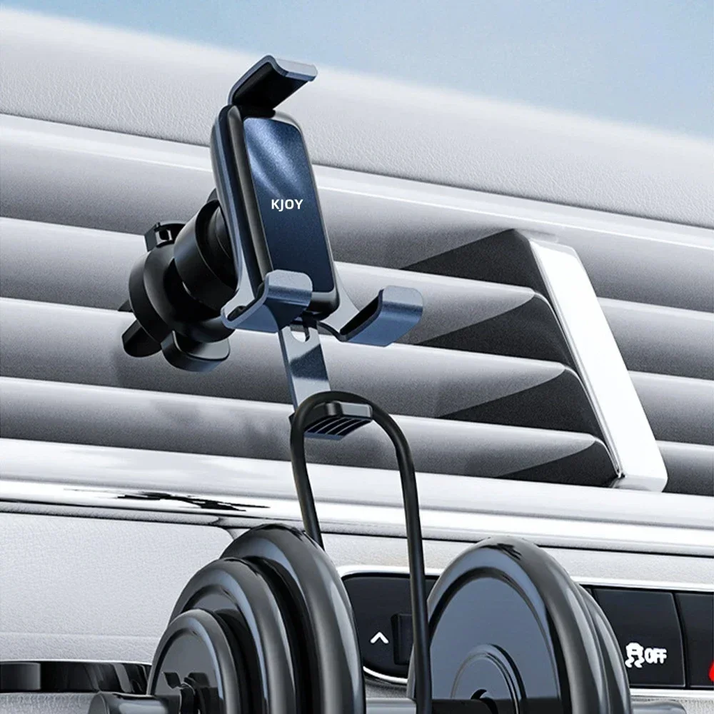 KJOY Universal Gravity Car Phone Holder Air Vent Mount Clip for iPhone Xiaomi Huawei Samsung Auto GPS Cell Mount Bracket