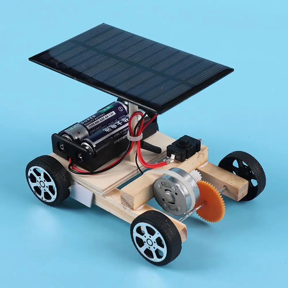 Assemble Solar Car Creative Inventions Motor Ability Of Children Active Thinking DIY Electronic Kit Technology Toys for Boys