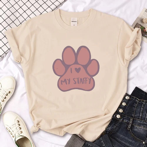 Amstaff-tshirt 여성 하라주쿠 스트리트웨어, 디자이너 탑 걸 그래픽 y2k 애니메이션 의류 2