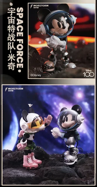 Disney Morstorm Mickey Mouse Minnie Mouse Figure Space Suit Ver 