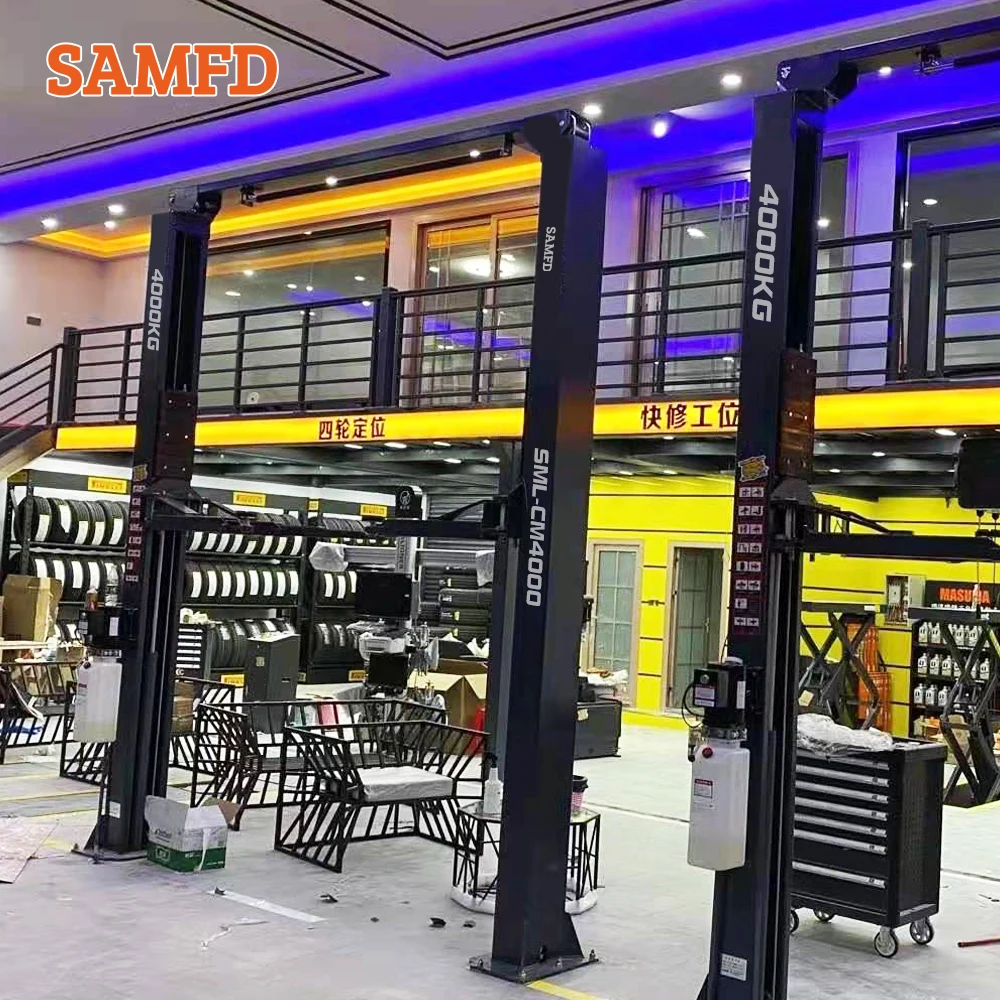 Oportunidad única para trabajar mas eficiente elevador de autos SAMFD Car Jack Lift, elevador de auto hidráulico de piso 4 Ton 2. - Imagen 2