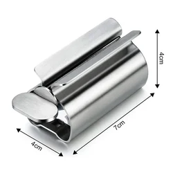 Deluxe Stainless Steel Toothpaste Organizer and Squeezer Set - 1pcs (1)