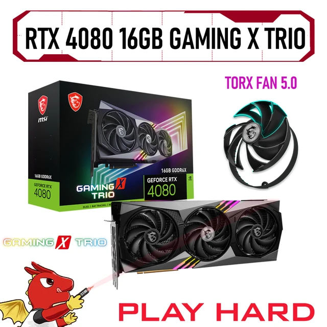 Yeston geforce rtx 4080 placa gráfica 16g 256bit gddr6x rtx4080-16g d6x  açúcar ya jogos placas de vídeo nvidia intel desktop gpu - AliExpress