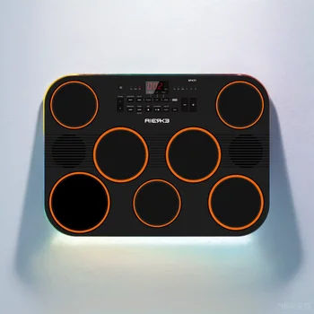 All-in-One Smart Drum Trainer - GP431 Mesh Electronic Pad for Silent Practice at Home and Live Performance