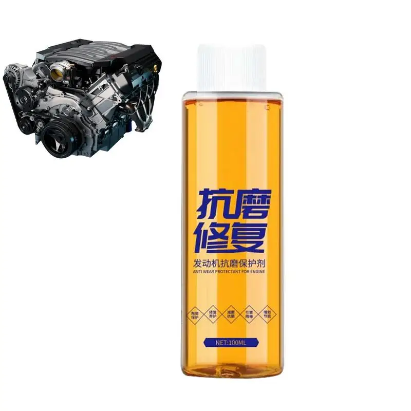 

Engine Anti-Wear Agent 100ml Engine Protective Oil Additive Safe And Gentle Vehicle Care Supplies For Sedans Trucks Most Cars