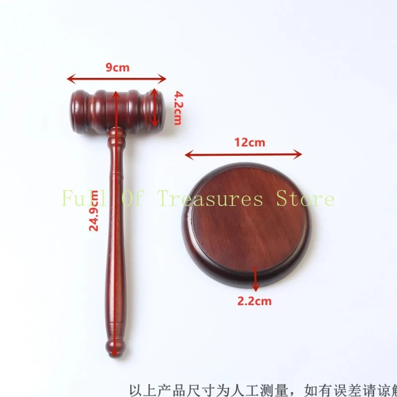 Ornament Crafts 1 Pcs Attorney Decorative Hammer Judge Hammer Wooden Multitool Small Birthday Gift Christmas Toy Base
