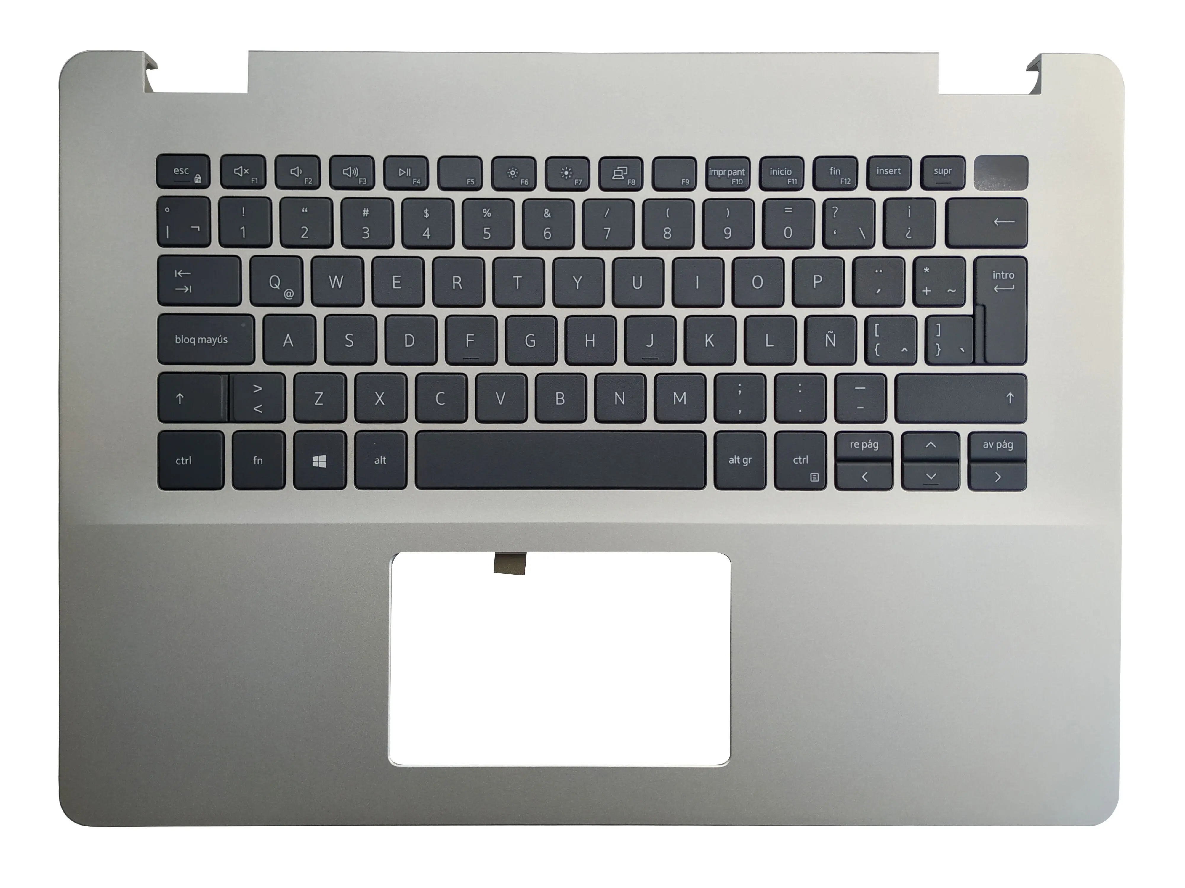 para Dell Vostro 3400 3405 V3400 Russo Brasil Espanhol Latim Nós Teclado com Palmrest Tampa Superior 0cx6t3 Novo Case - Imagem 5