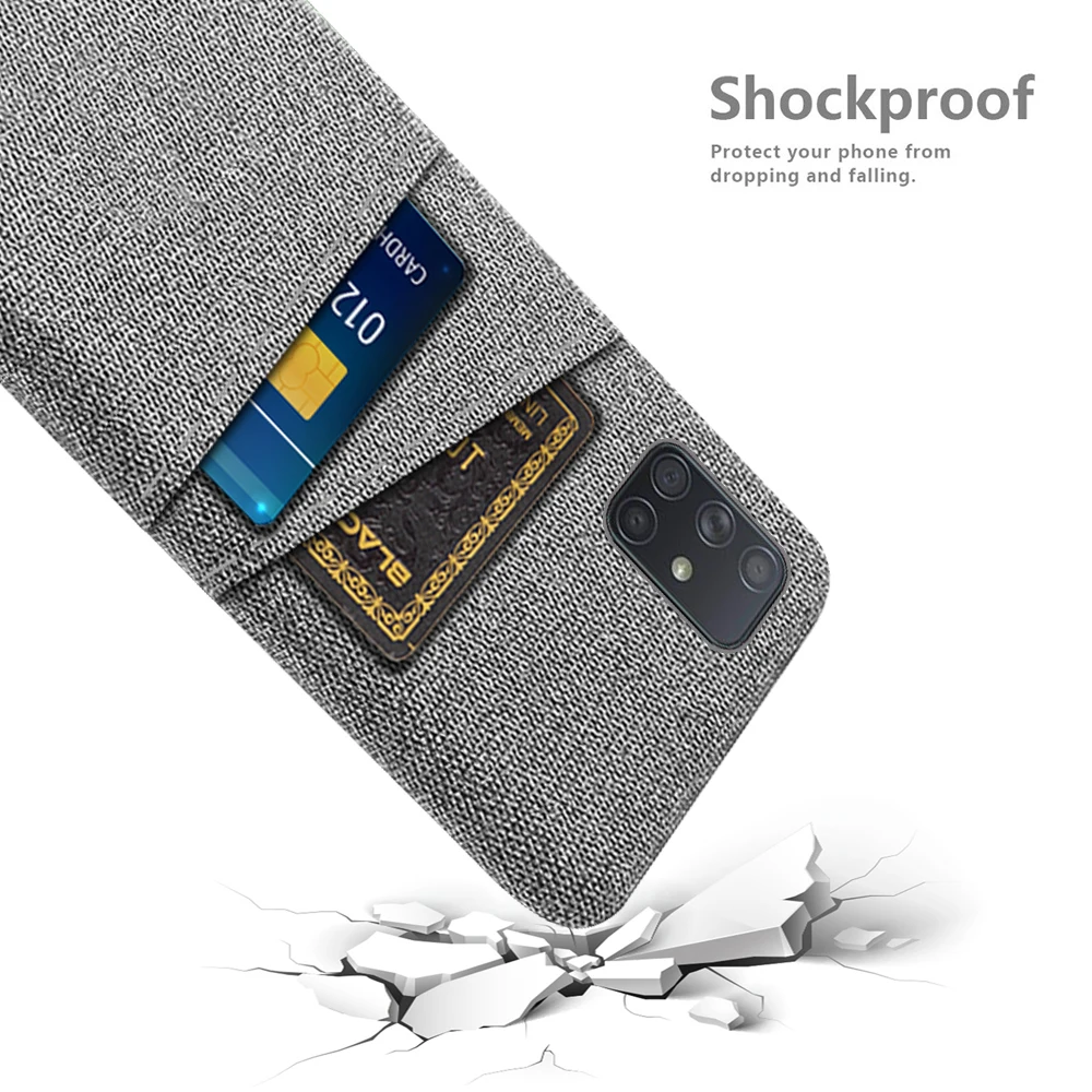 Custodia Per Samsung A71 4G Cover Per Telefono Dual Card In Tessuto Di Lusso Per Samsung Galaxy A71 A 71 4G Sm-A715F/Ds Funda Coque Capa
