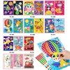 DIY Colorful Dot Mosaic Puzzle Stickers Cartoon Animal Primary Learning Creative Educational Toys For Children Kids Games Gift 1