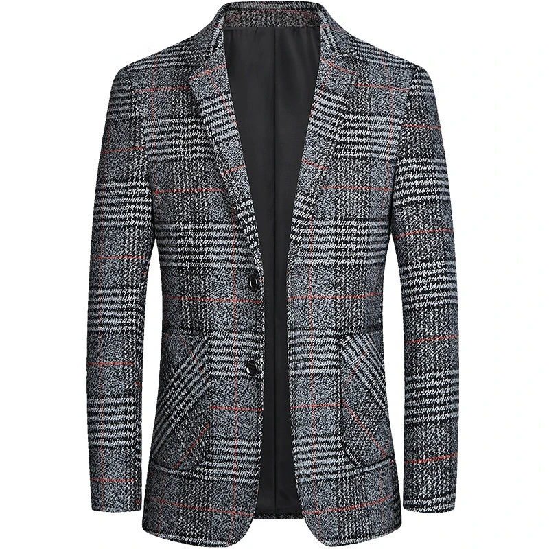 

[No Ironing] Business Casual Men's Blazers Suits Men Clothing Trend Coats Slim-fit Single Top Blazer Slim Masculimo
